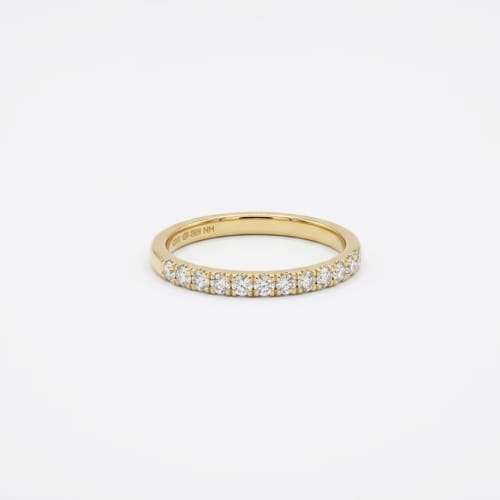 Diamond Single Line Ladies Ring