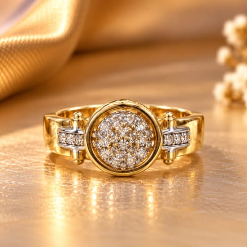 Diamond Watch Ladies Ring