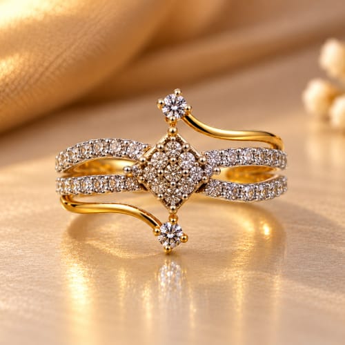 Diamond  Ladies Ring