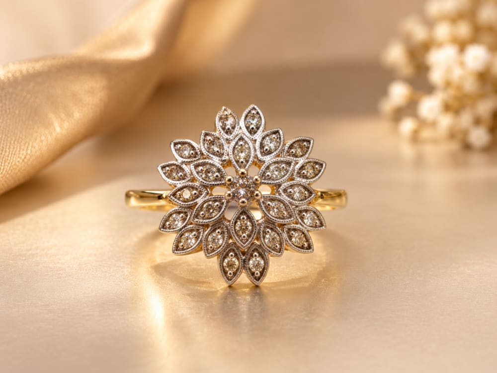 Diamond  Ladies Ring