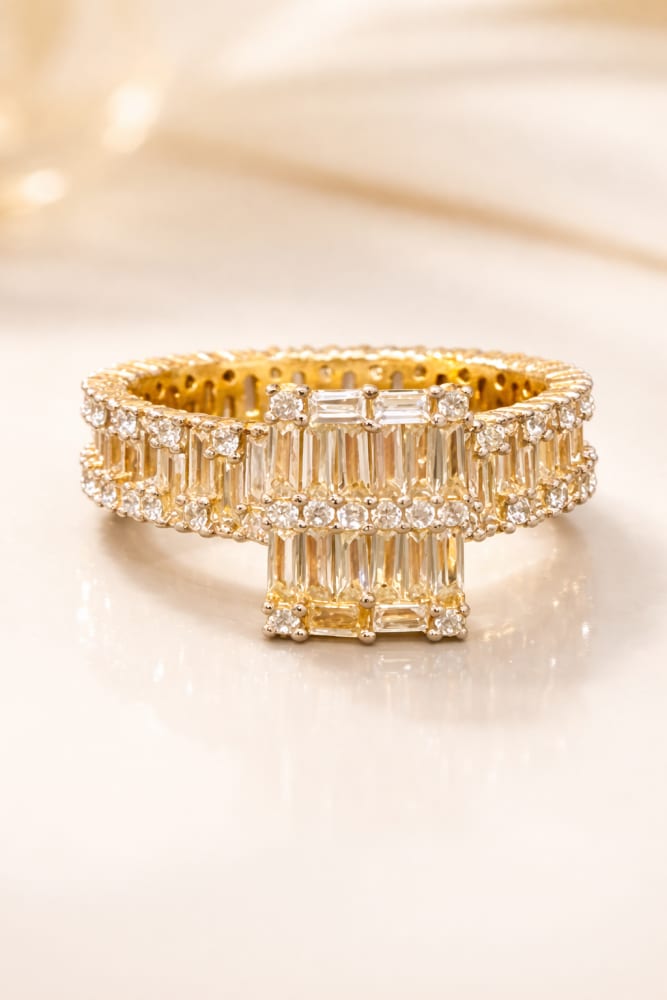 Silver-Gold Plated Ring