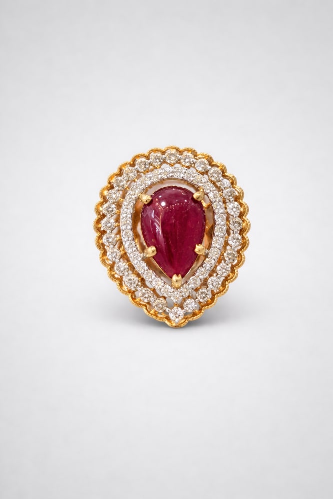 Diamond Ruby Ring