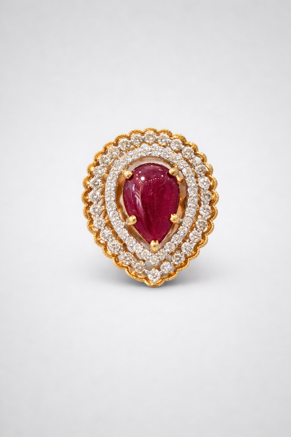 Diamond Ruby Ring