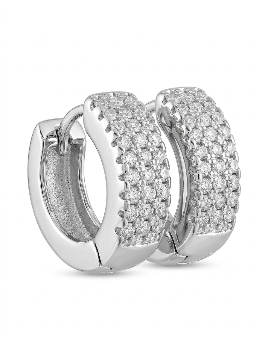 Silver-Rhodium Julee (3 line)