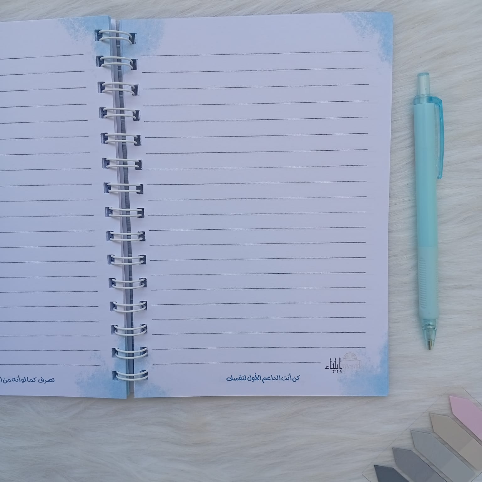 ⁦باكدج رقة أزرق - متجر إيلياء⁩ - الصورة ⁦3⁩