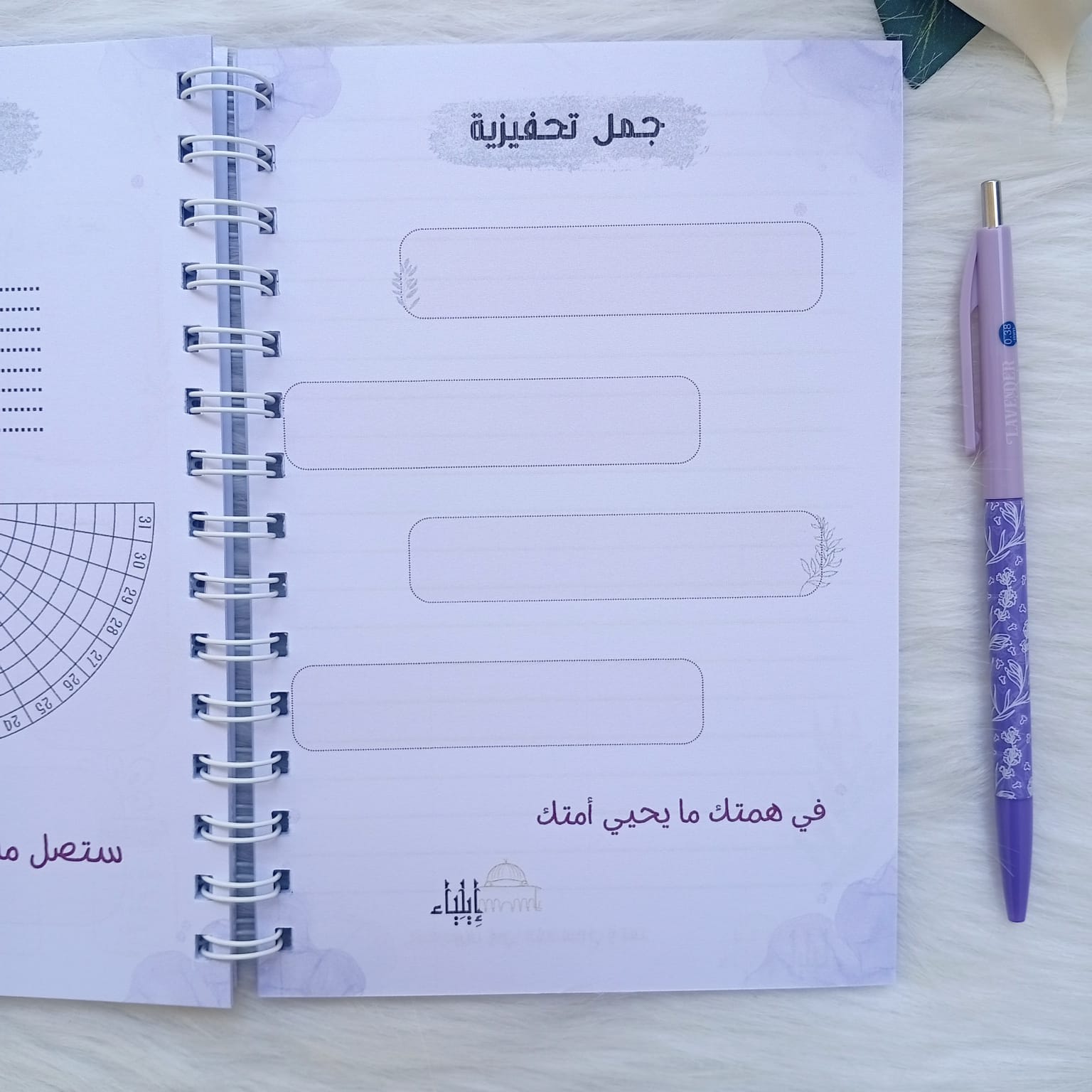 باكدج المخطط الأسبوعي لافندر - متجر إيلياء - الصورة 5