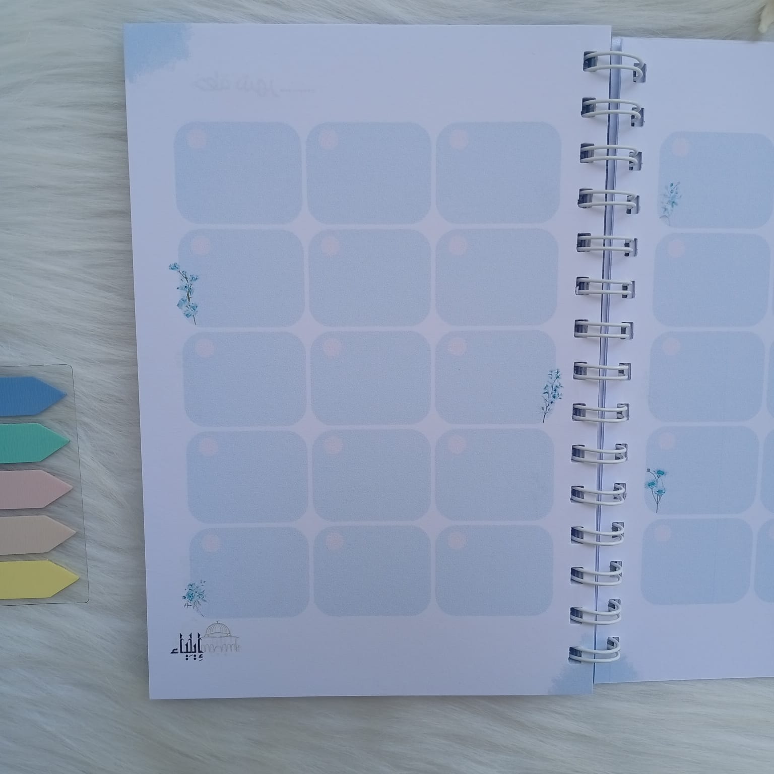 باكدج المخطط الأسبوعي أزرق - متجر إيلياء - الصورة 4