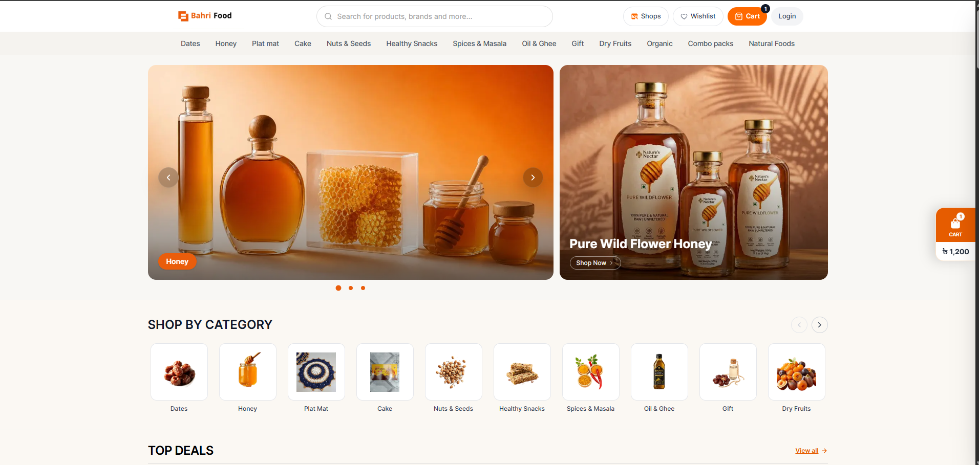 Bahari Shop — Modern E-Commerce & Online Shopping Platform