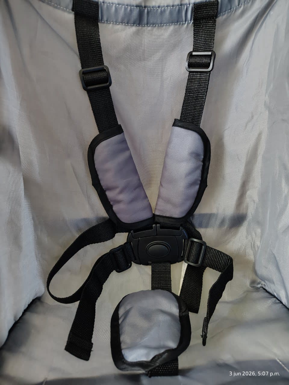 Coche Paseador Honey Baby Gris - Como Nuevo 4