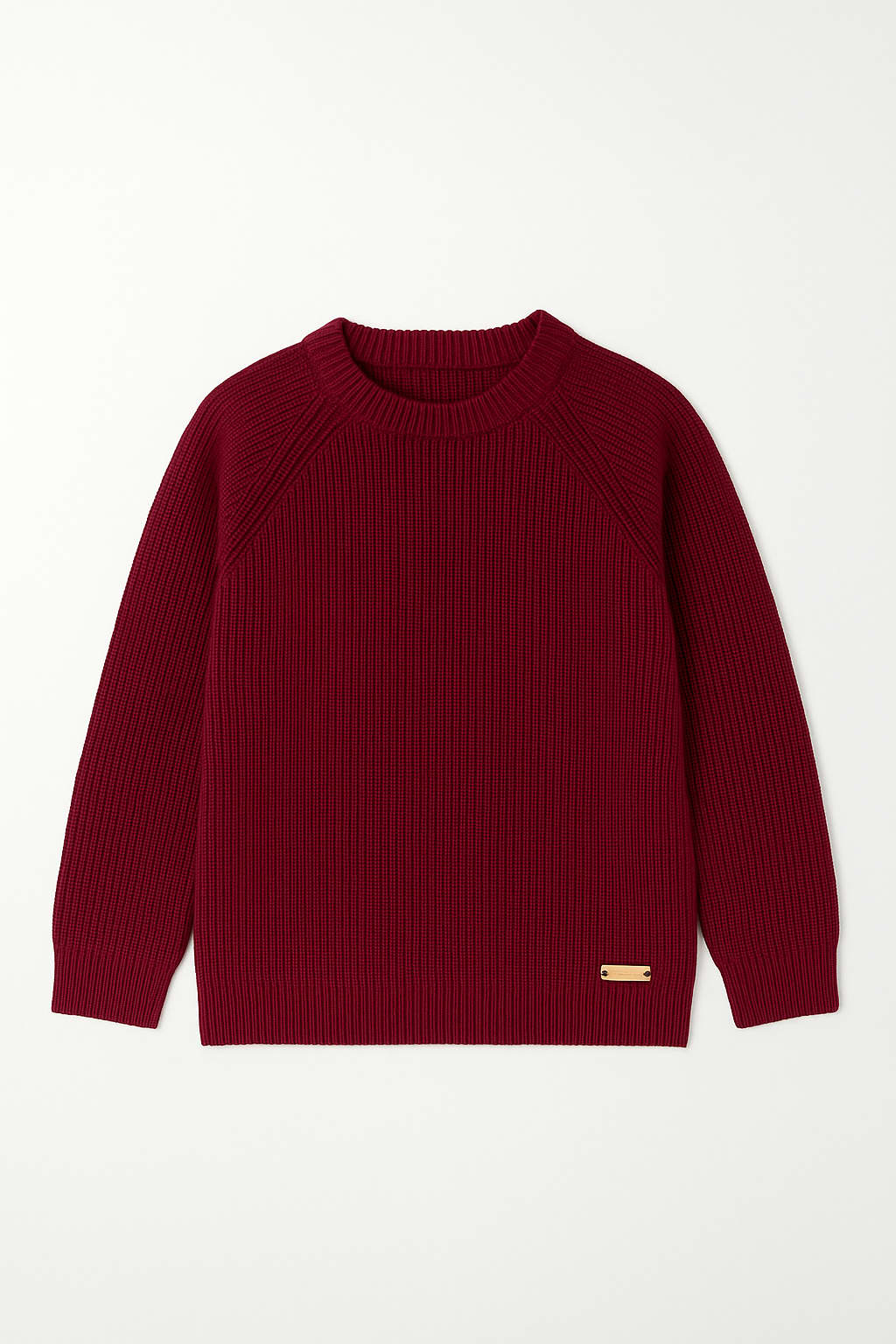 Saco tejido de punto niño cuello redondo