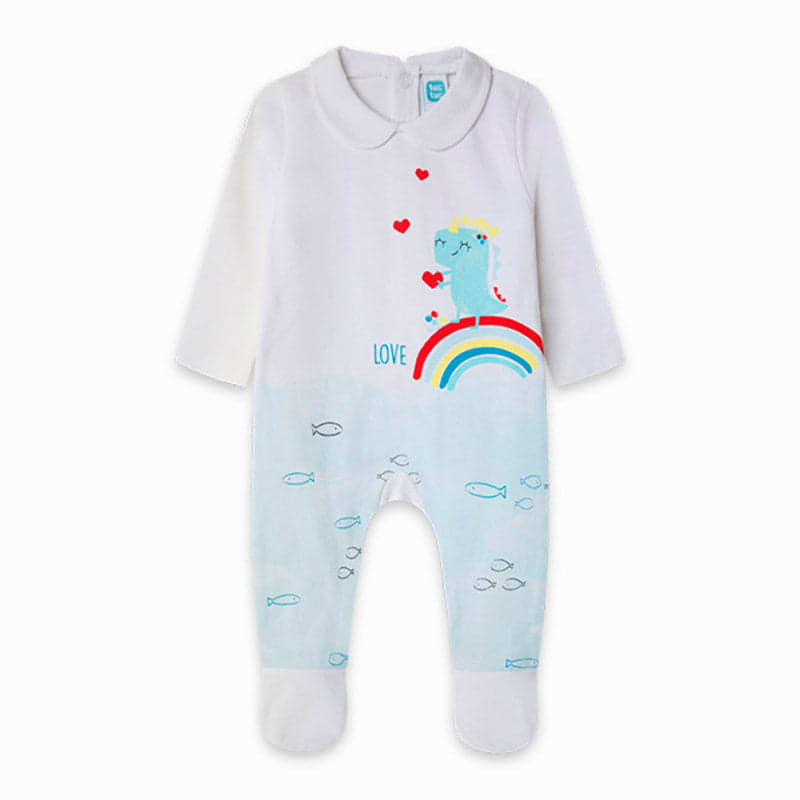 Pijama bebé niña  dinosaurio