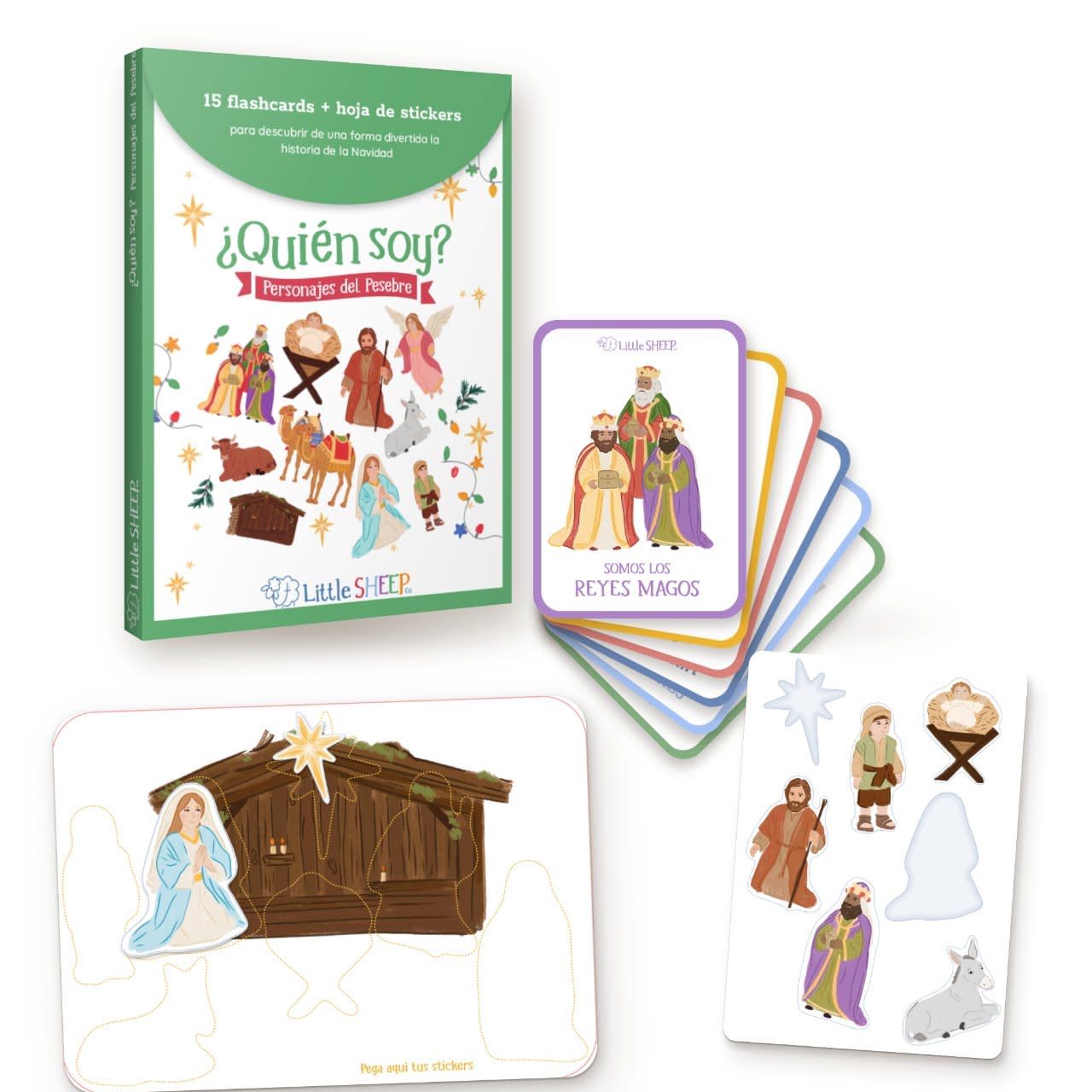 Flashcards Personajes del Pesebre - Navidad 2