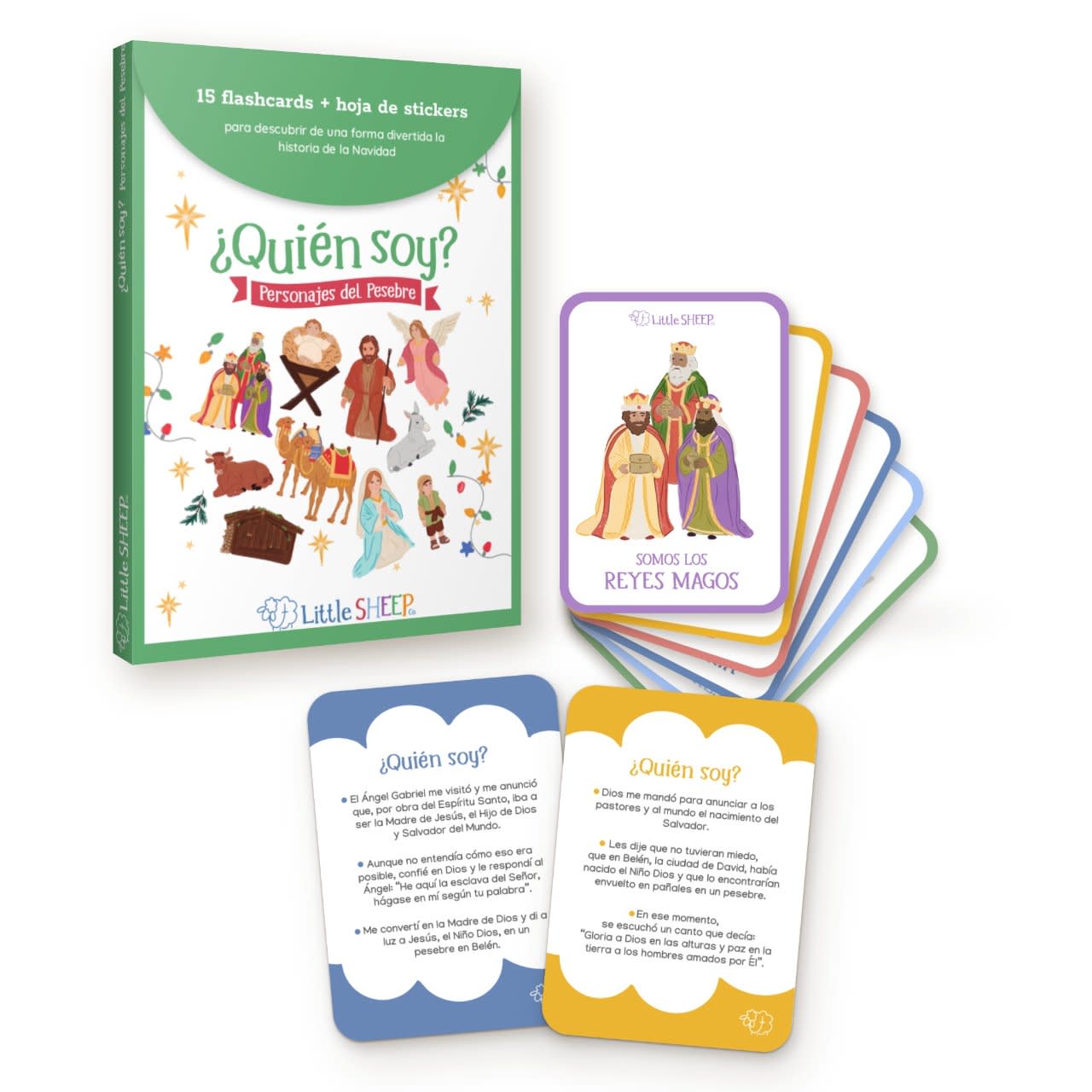 Flashcards Personajes del Pesebre - Navidad 3