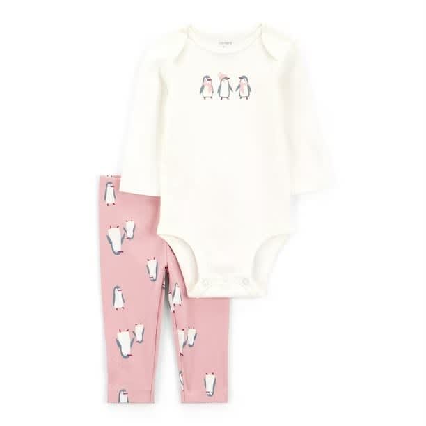 Conjunto Carter's Pingüino 3 Piezas