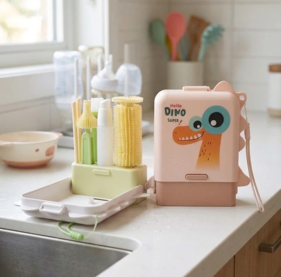 Combo Extractor Pro + Bolsas + Porta Leche + Kit De Limpieza 4