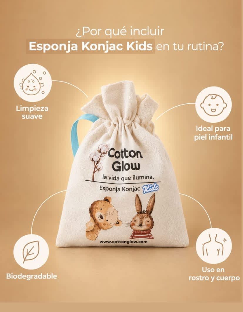 Esponja Konjac Kids 3