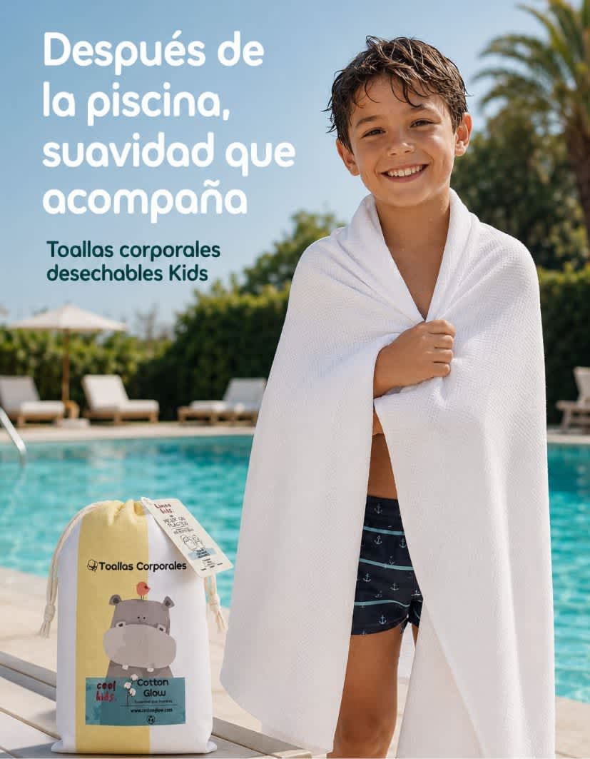 Toallas Corporales Desechables KIDS