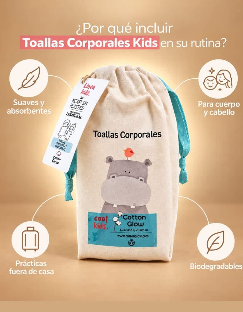Toallas Corporales Desechables KIDS 3