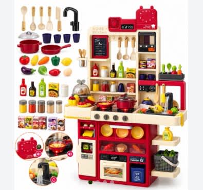 COCINA DE JUGUETE INFANTIL 121 PCS CON LUCES Y SONIDO