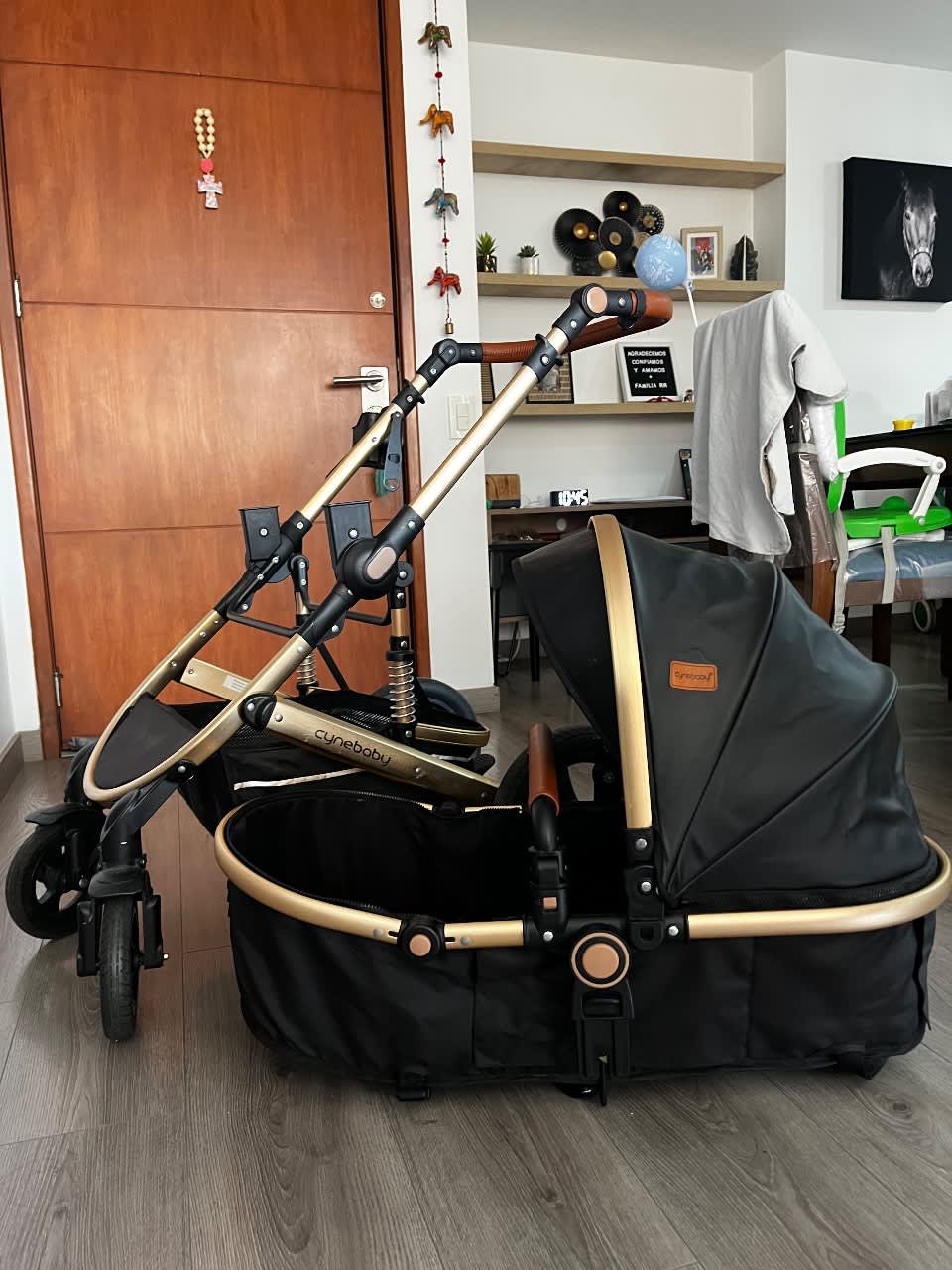 Cochecito Cynebaby 3 Posiciones + Nido + Portabebé 6