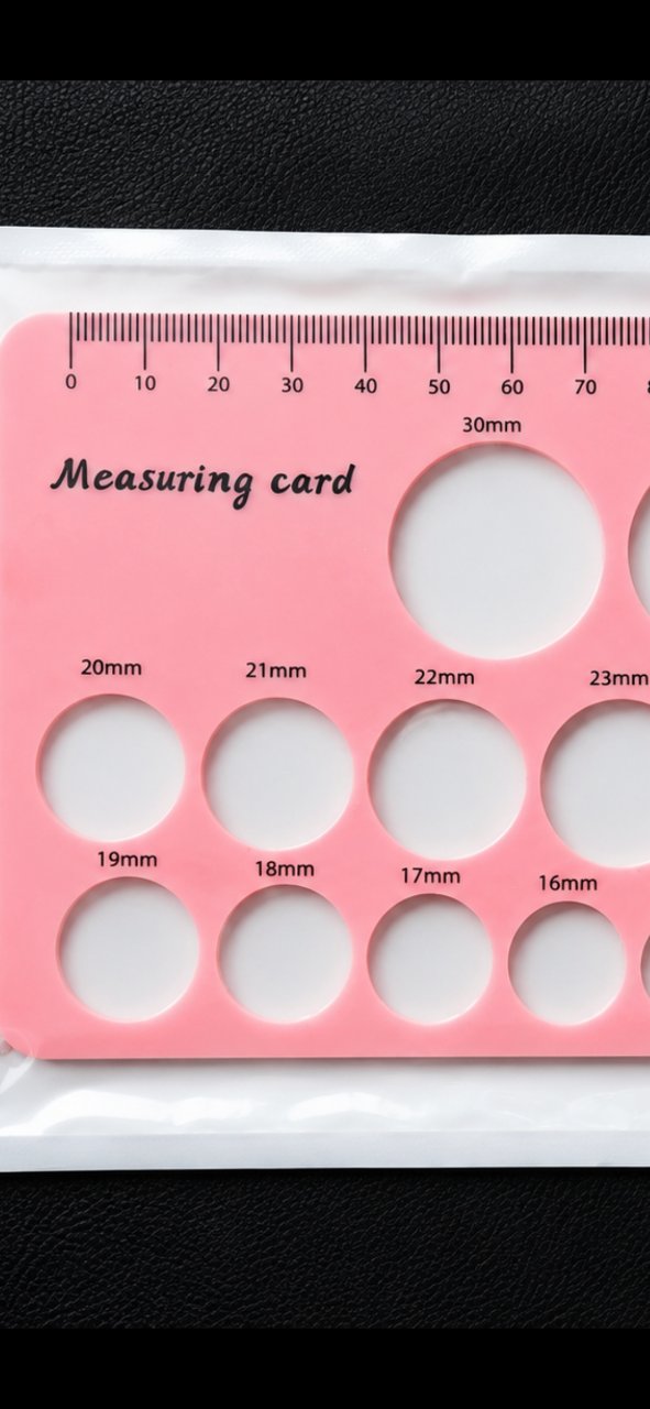Regla Medidora de Pezón - Measuring Card Nueva
