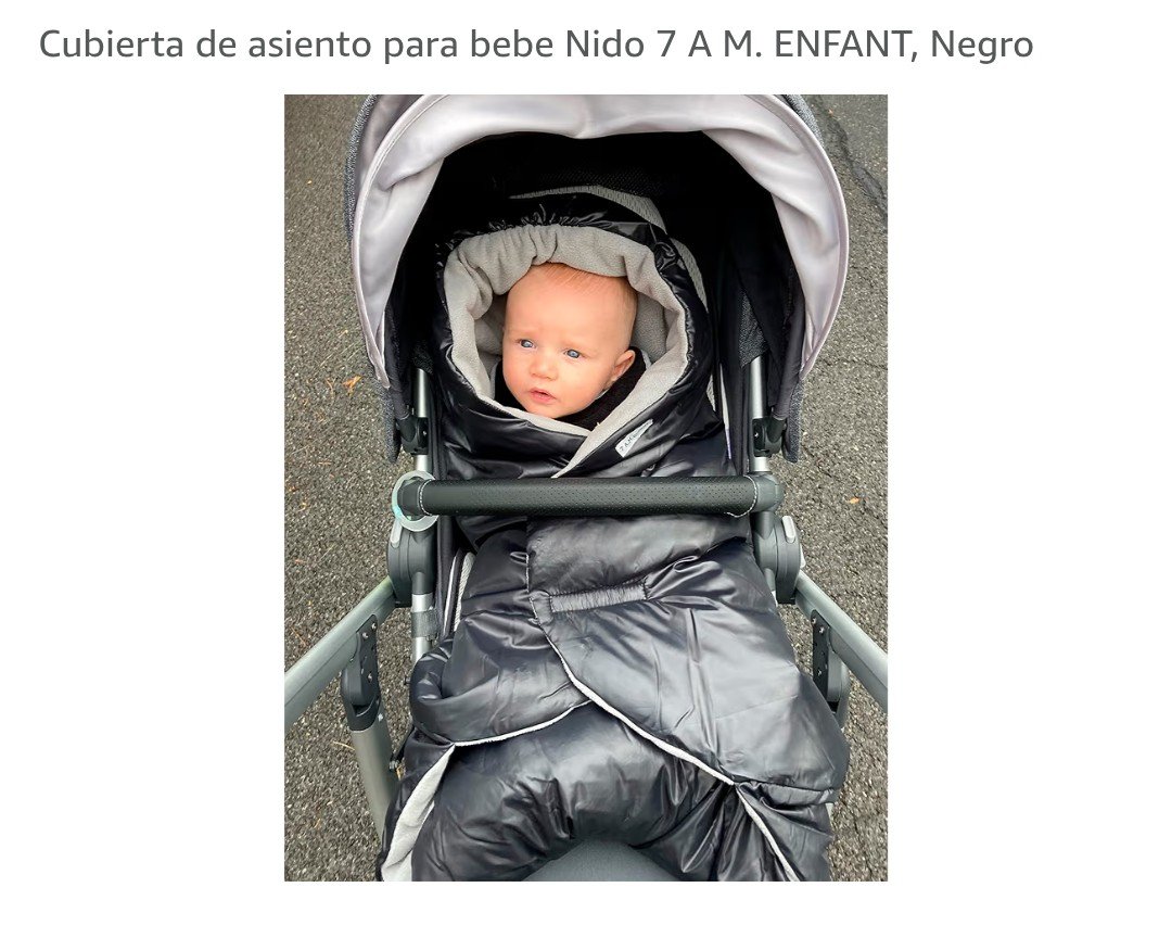 Nido Car Seat Wrap 7 A.M. ENFANT Negro 0-6M 7
