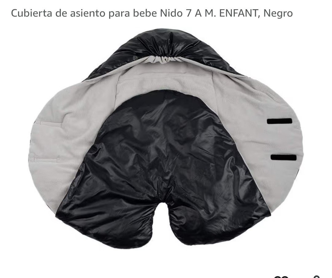 Nido Car Seat Wrap 7 A.M. ENFANT Negro 0-6M 8