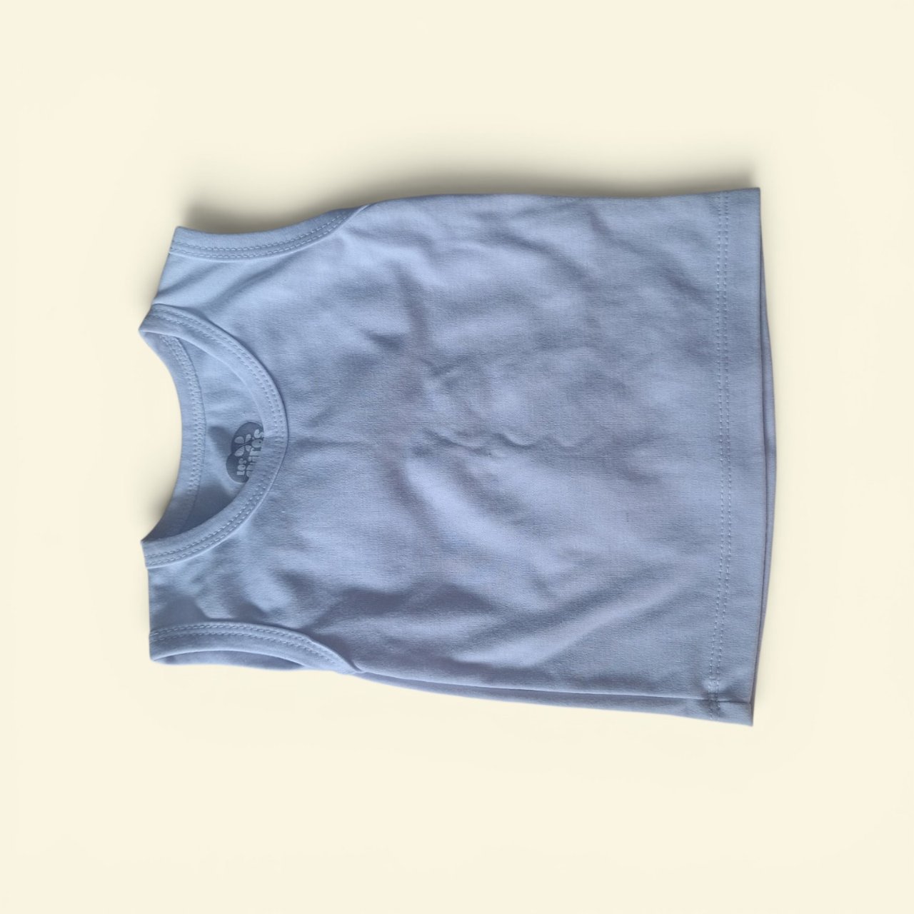 Conjunto Overol Amarillo + Camiseta Blanca Oveja y Pollito 3
