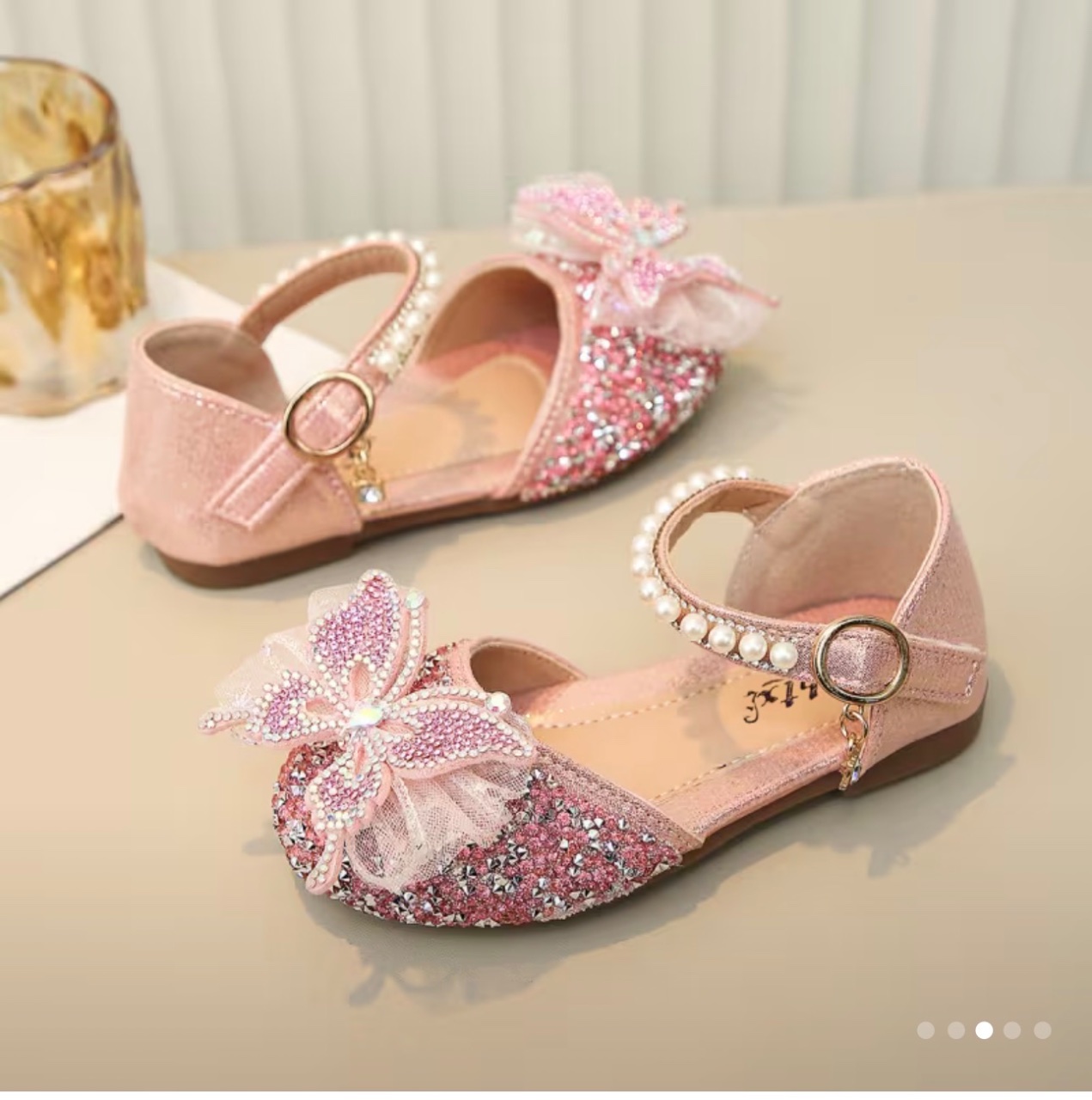 Vestido y Sandalias Mariposa para Niña 2-3 Años 3