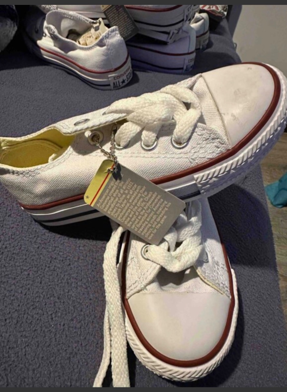 Converse Talla 29 Blanco Nuevo