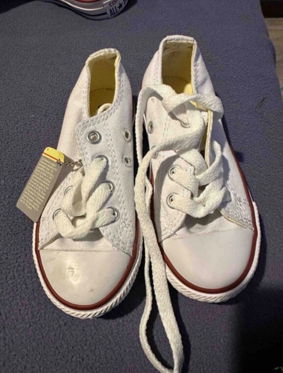 Converse Talla 29 Blanco Nuevo