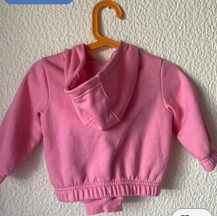 Sudadera con Capucha Adidas Rosa - Bebé 6-9m 4