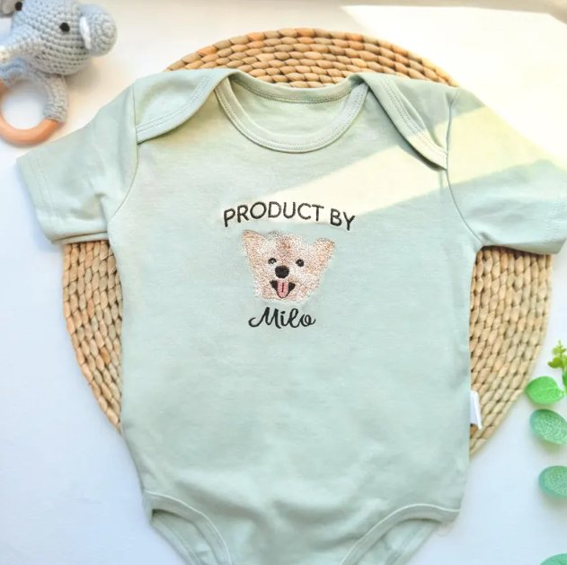 Body personalizado bebé diseño perro best friend 3