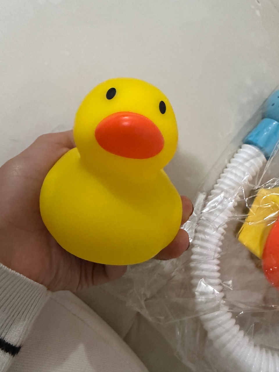 Regadera de Flor Juguete + Pato indicador de agua caliente 4