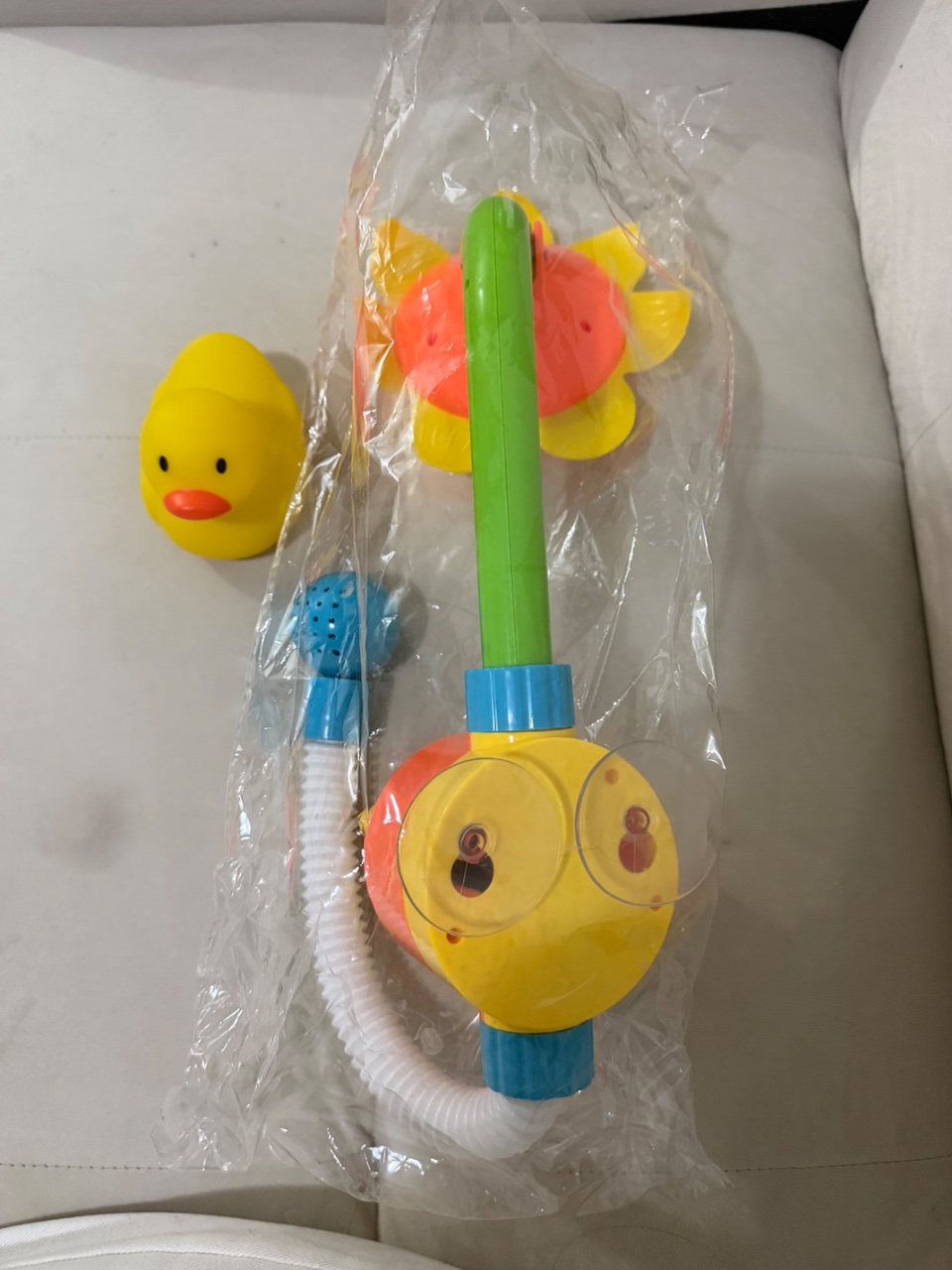 Regadera de Flor Juguete + Pato indicador de agua caliente 3