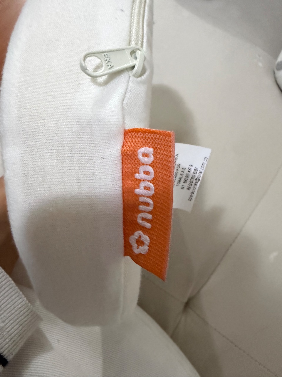 Almohada Nubba Blanca para Bebé 0-4 Meses