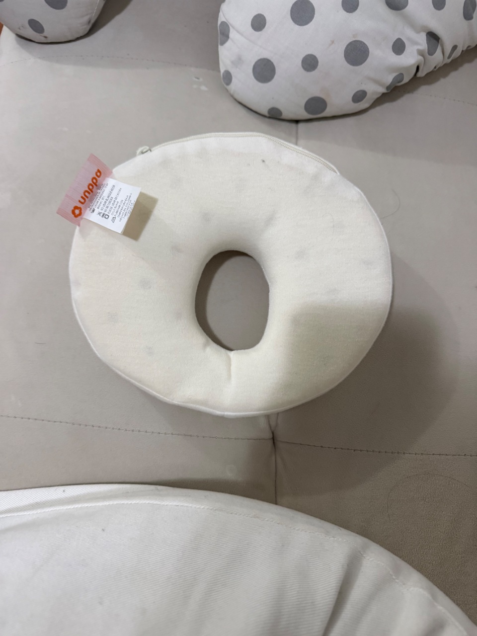 Almohada Nubba Blanca para Bebé 0-4 Meses
