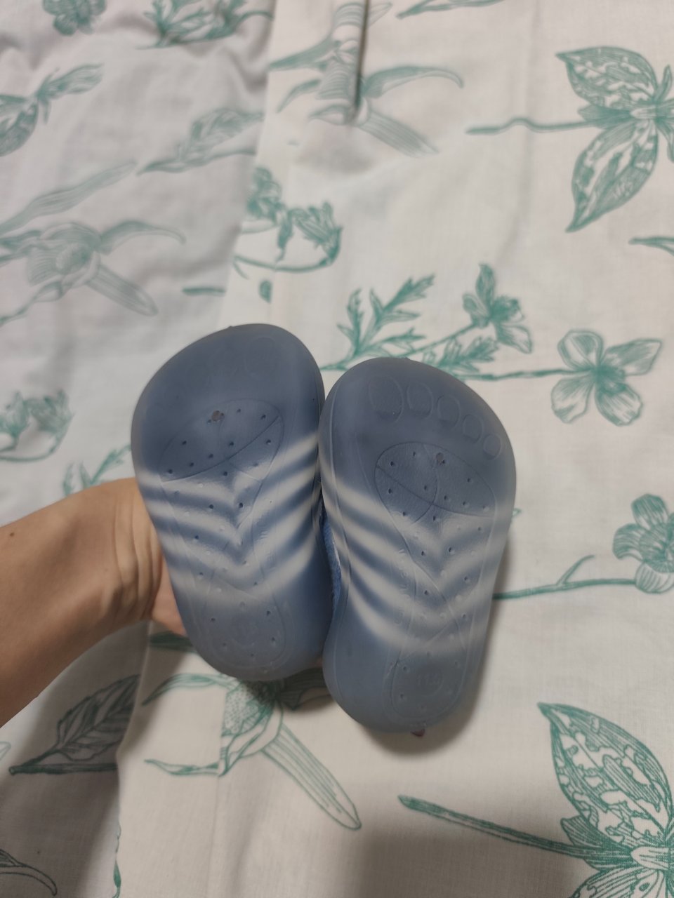 Botines Antideslizantes Bebé Azul con Carita