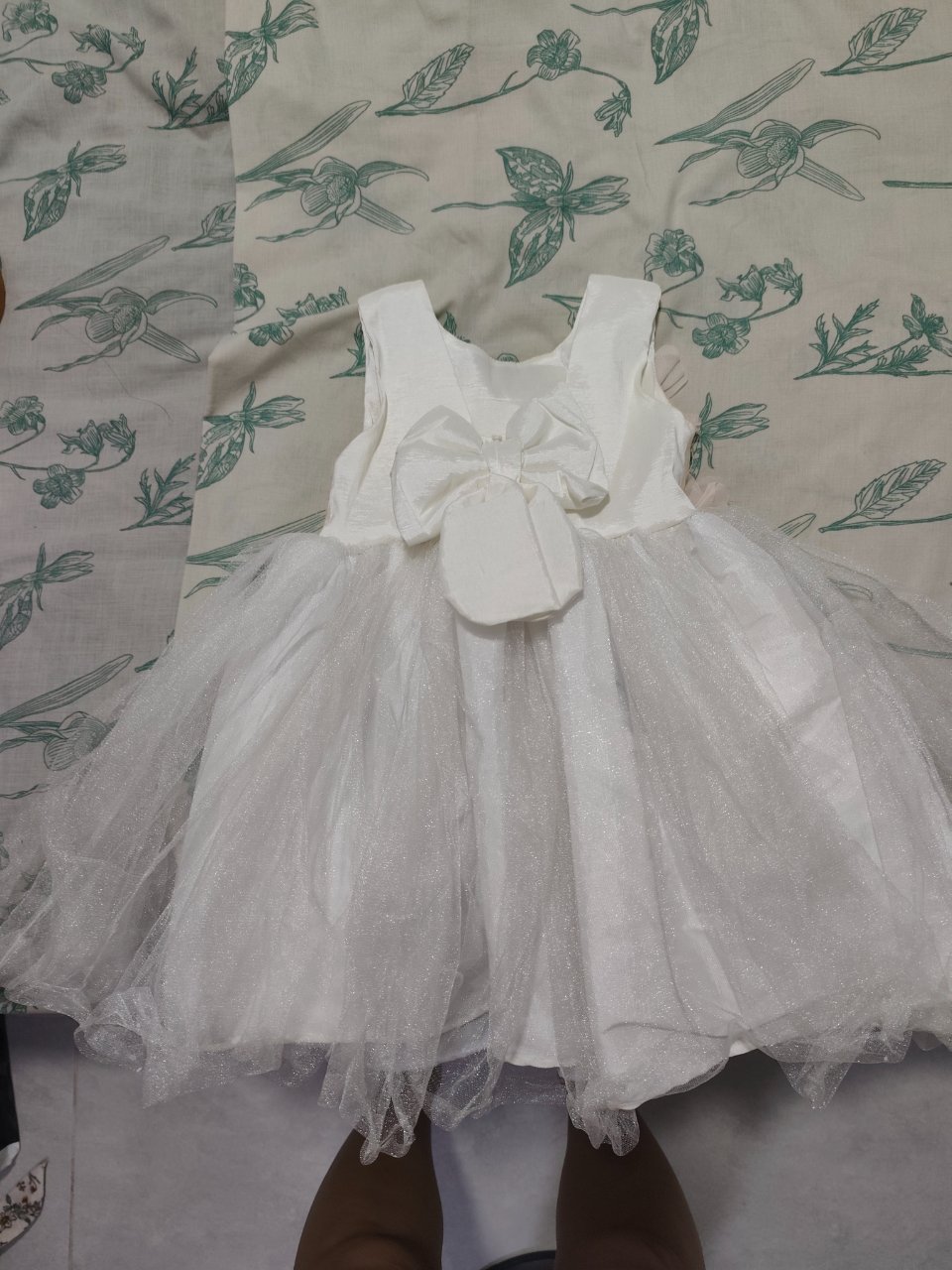 Vestido blanco talla 36 meses Weldon