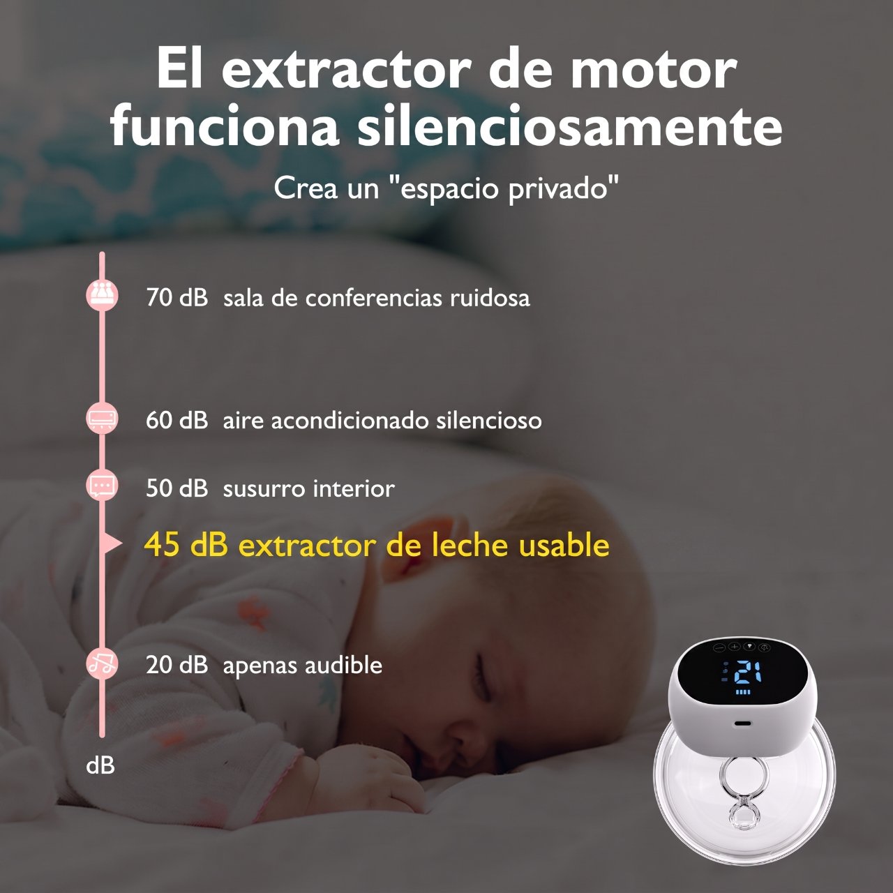 Extractor de leche eléctrico portátil (Nuevo) 7