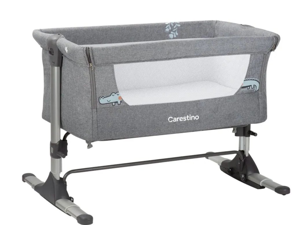 Cuna Colecho Madison Gris/ CARESTINO