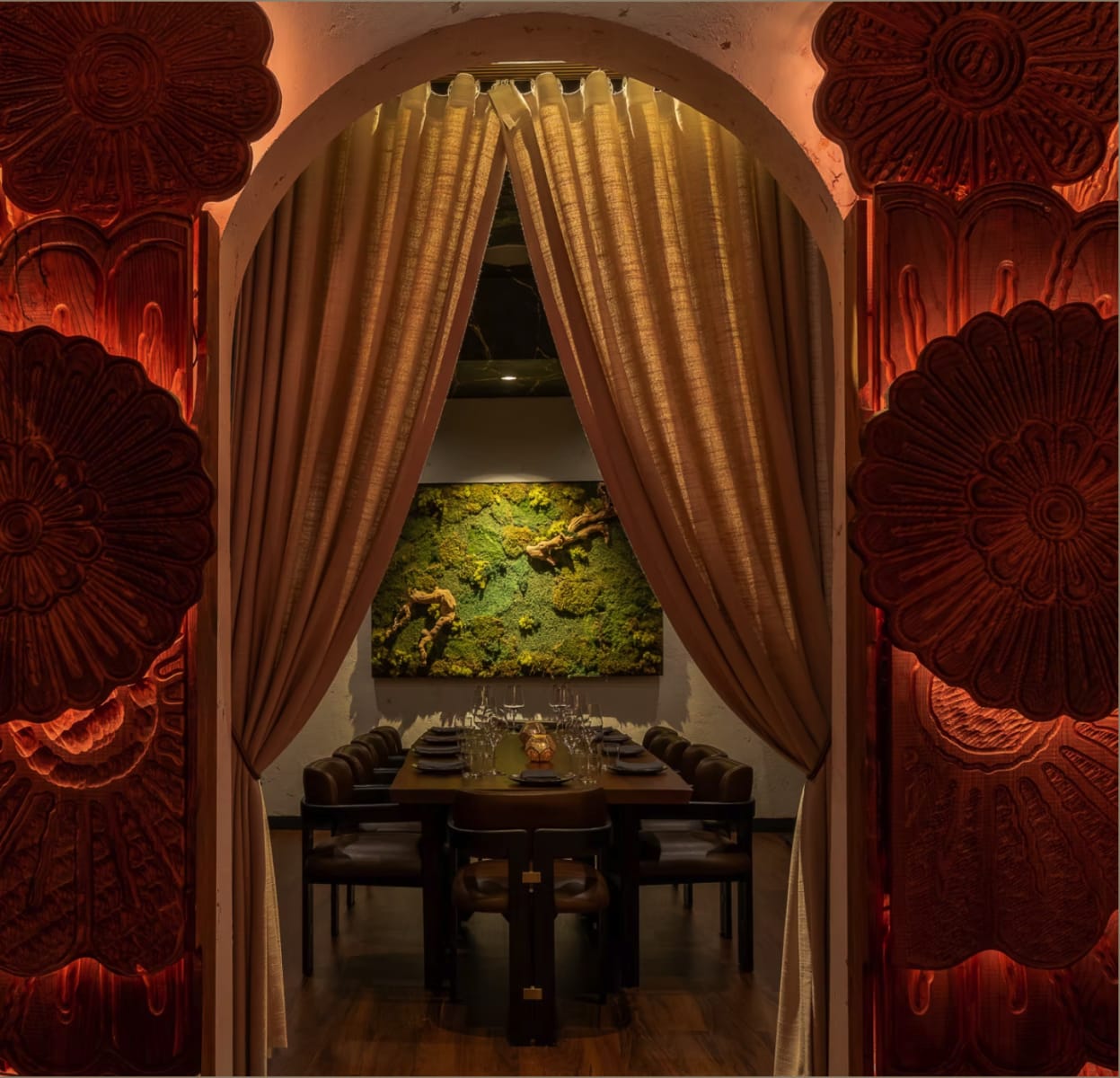 Custom Drapery & Private Room Privacy Solution