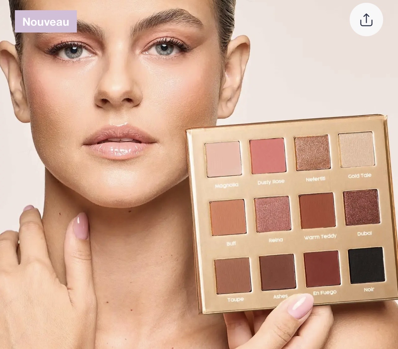 Palette de fards à paupières – 12 couleurs