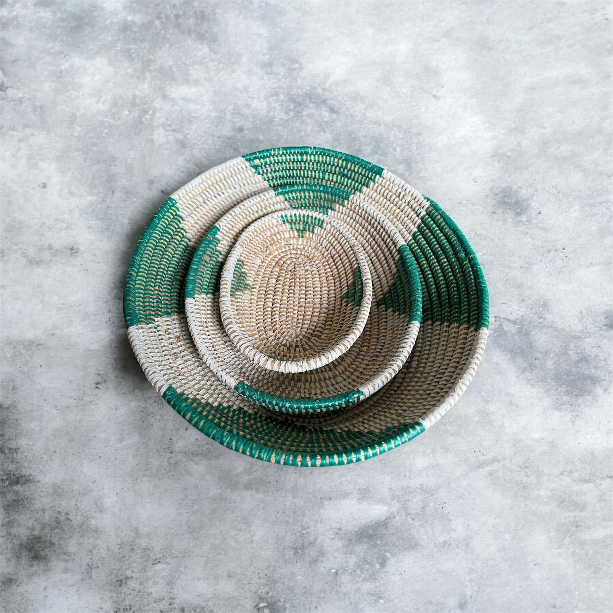 Panier art africain tisser a la main 
