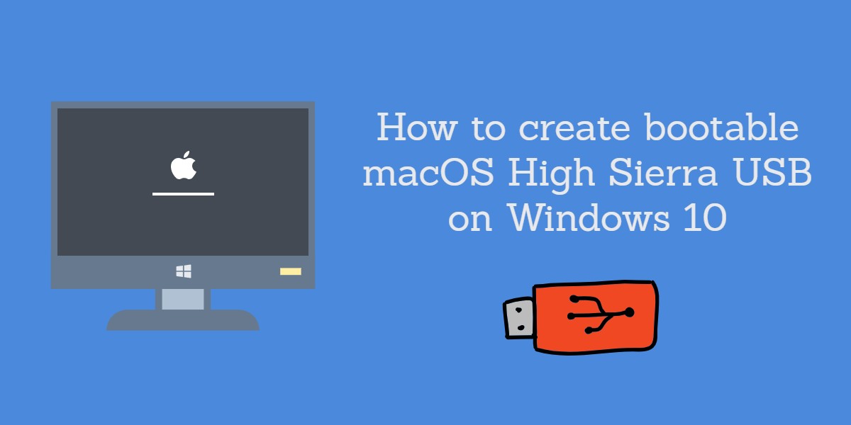 make a mac os bootable usb on windows