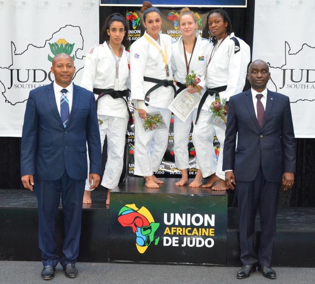 40TH AFRICAN JUDO CHAMPIONSHIPS IN CAPE TOWN DAY 2 MEDAL CEREMONY