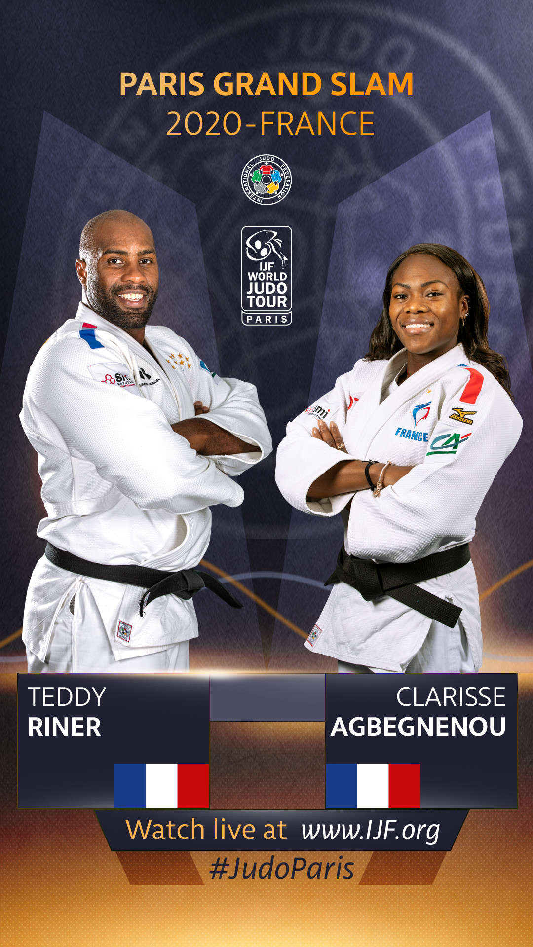 Special phone wallpaper released for #JudoParis / IJF