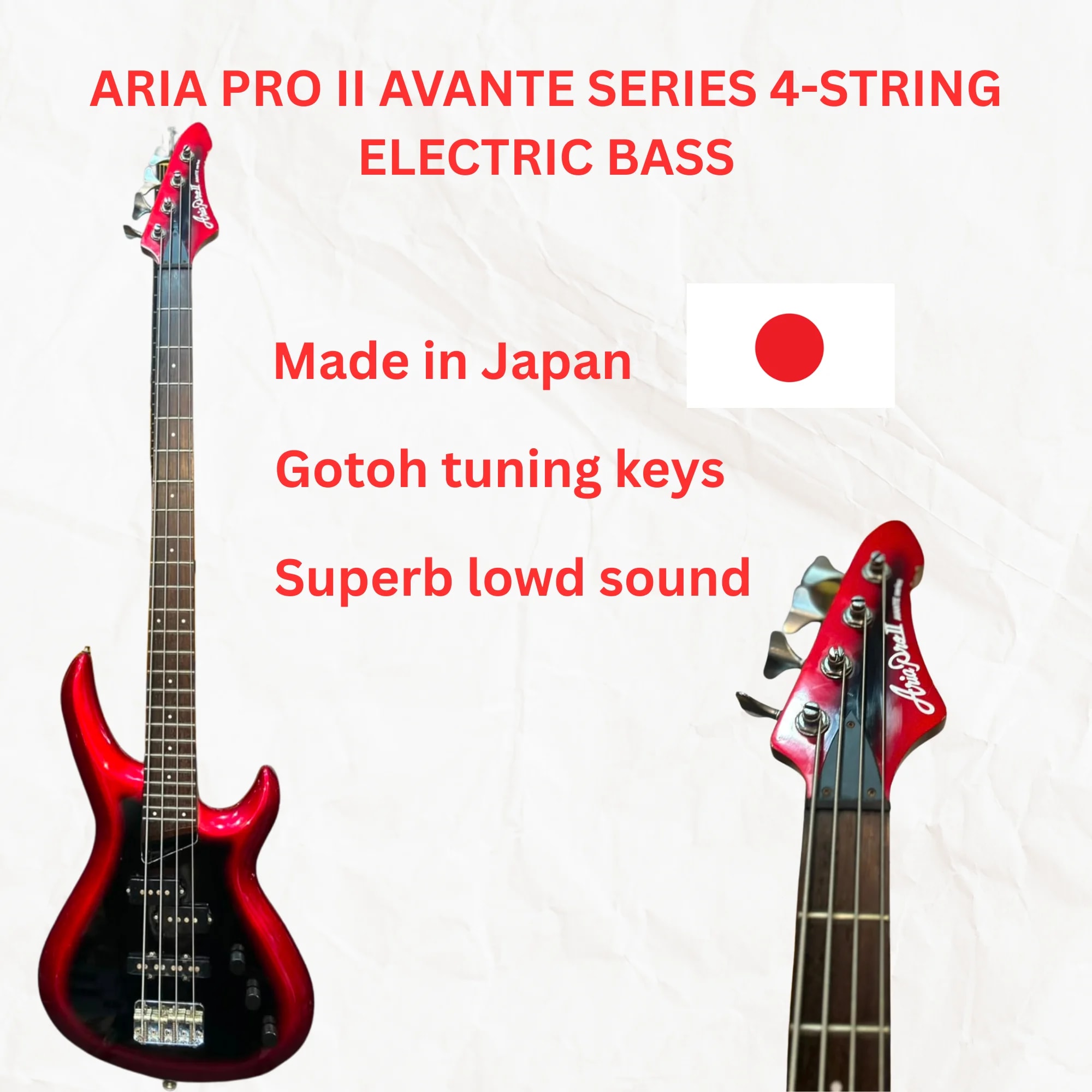Aria Pro II Avante Series 4-string bass | Pan's Guitar | Pan's Guitar