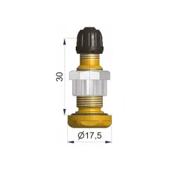 *HA TBL-VENTT. METALLIKANTA D11,5/L30