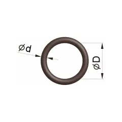 O-RENGAS KA TBL-VENTT. D=9,7mm